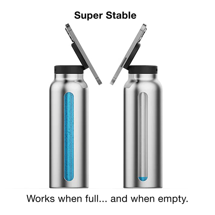 MagSip Water Bottle + Free Magnetic Booster Ring For iPads & Android